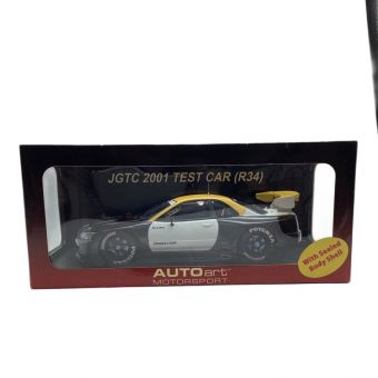 AUTOart (オートアート) ミニカー 塗装ヒビあり JGTC 2001 TEST CAR (R34)