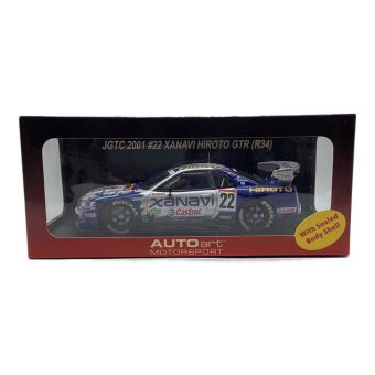 AUTOart (オートアート) ミニカー 塗装ヒビあり JGTC 2001 ♯22 XANAVI HIROTO GTR (R34)