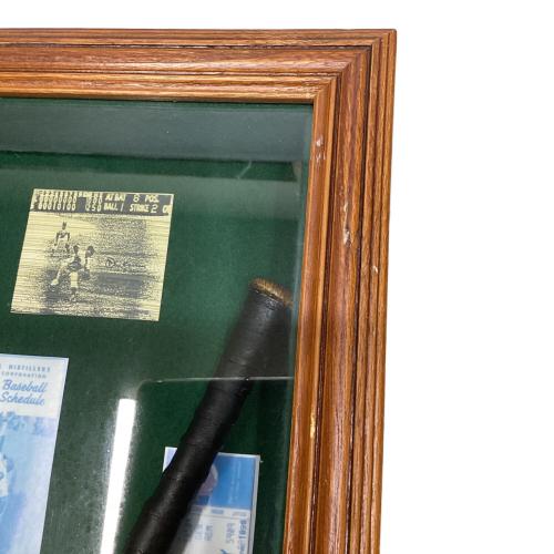 Babe Ruth（ベイブ・ルース） 壁掛けウォールインテリア ガラス額 野球グッズミニチュア