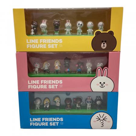 LINE FRIENDS フィギュアセット シリーズ1～7 箱ダメージ有