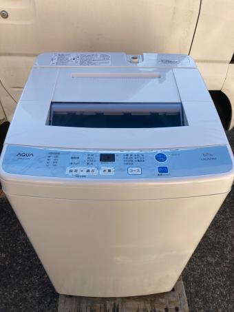 AQUA (アクア) 全自動洗濯機 6.0kg AQW-S60D 2015年製 クリーニング済 50Hz／60Hz