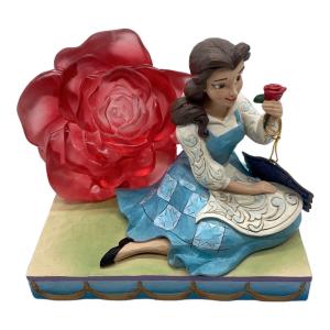 Enesco (Disney) ベル Jim Shore 美女と野獣 クリア ローズ Disney Traditions 6011924