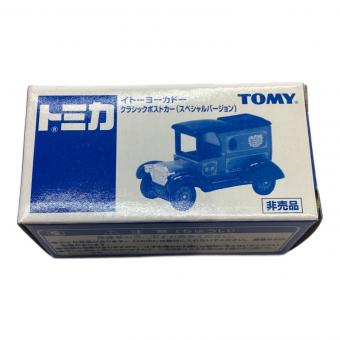 TOMY (トミー) トミカ クラシックポストカー(スペシャルバージョン)(レッド×ブラック) 「トミカ」 イトーヨーカドー限定