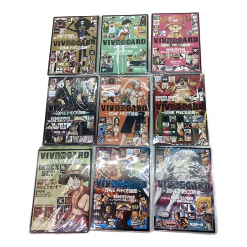 ONE PIECE (ワンピース) キャラクターグッズ ビブルカード ONE PIECE 図鑑 セット