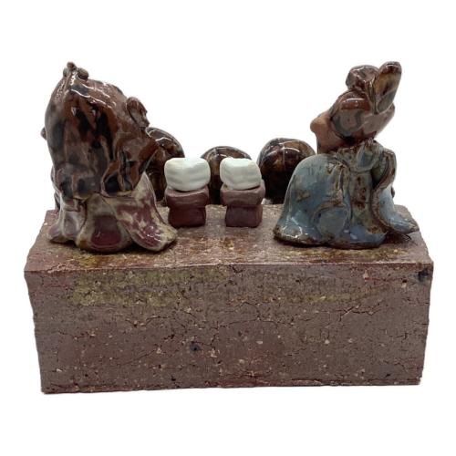 太古窯 陶器雛人形二段飾り