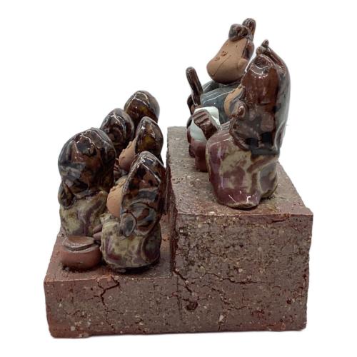 太古窯 陶器雛人形二段飾り