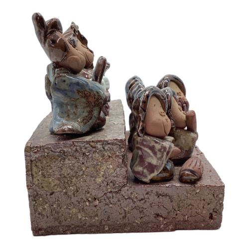 太古窯 陶器雛人形二段飾り