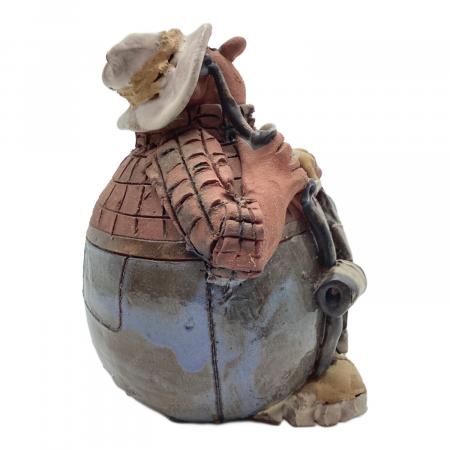 インテリア小物 陶器人形 釣り人｜トレファクONLINE