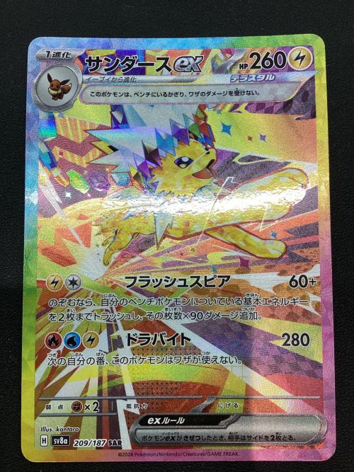 ポケモンカード サンダースEX 209/187 SAR