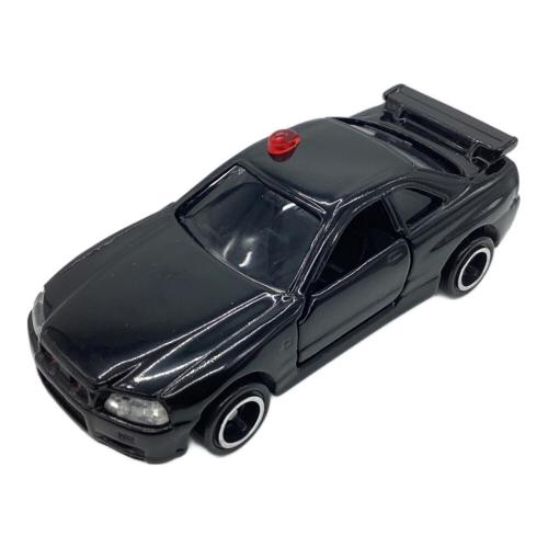 TOMY (トミー) トミカ 日産 スカイライン GT-R R34 捜査用パトロールカー(ブラック) 「トミカ」 アピタオリジナル