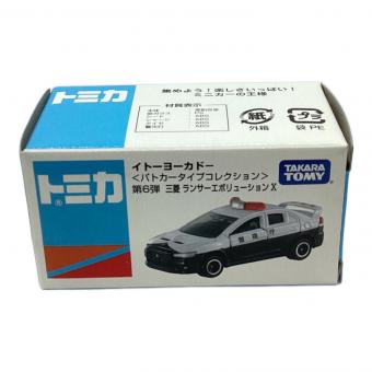 TOMY (トミー) トミカ 三菱 ランサーエヴォリューションX #306(ホワイト×ブラック) 「トミカ イトーヨーカドー パトカータイプコレクション 第6弾」