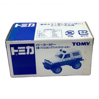 TOMY (トミー) トミカ 三菱 パジェロビックフット パトロールカー(ホワイト×ブラック) 「トミカ」 イトーヨーカドー限定