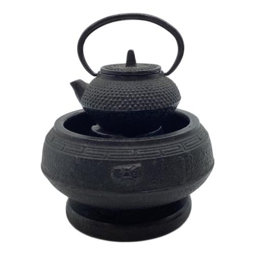 南部鉄器 (ナンブテッキ) 鉄瓶急須・火鉢・五徳セット