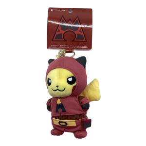 ポケモン マスコット人形 タグ付き 団員ごっこピカチュウ マグマ団