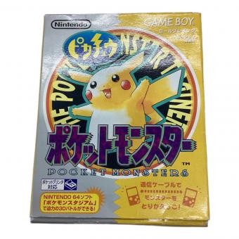 ゲームボーイ用ソフト ポケットモンスターピカチュウ -