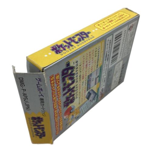 ゲームボーイ用ソフト ポケットモンスターピカチュウ -