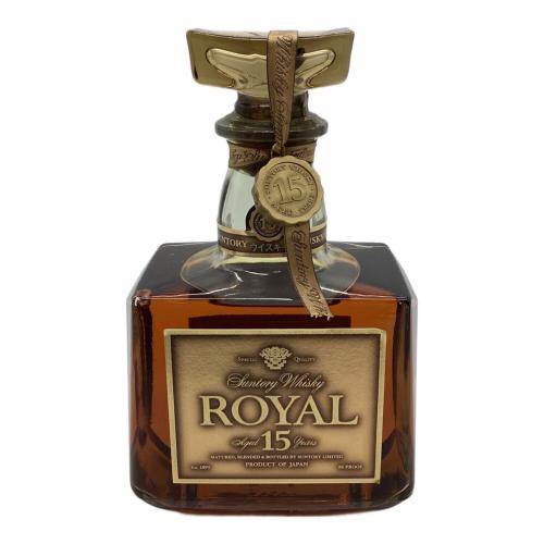 サントリー ジャパニーズウィスキー 750ml ローヤル 15年 ゴールドラベル 未開封