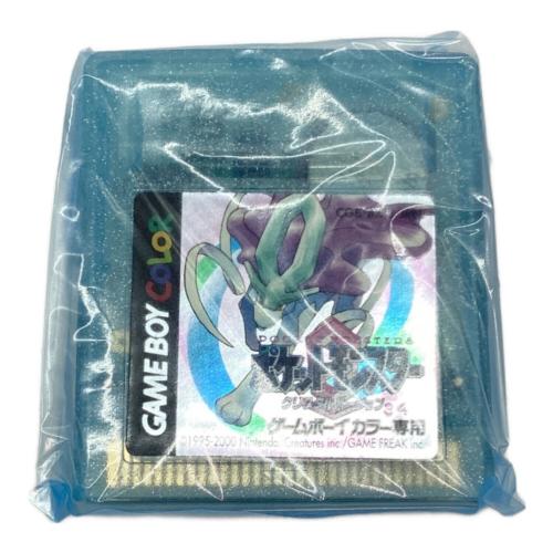 ゲームボーイ用ソフト ポケットモンスター クリスタルバージョン -