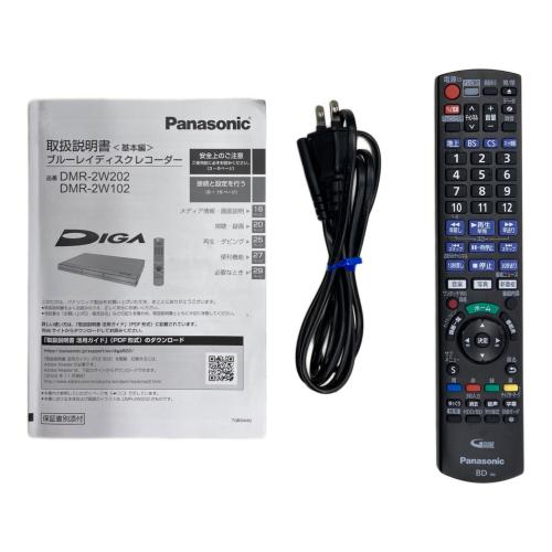 Panasonic (パナソニック) Blu-rayレコーダー DMR-2W102 2024年製 -
