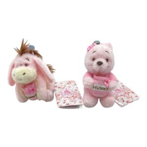 Disney STORE (ディズニーストア) プラッシュキーチェーン プー＆イーヨー 桜シリーズ