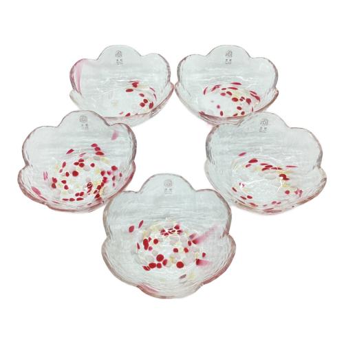 石塚硝子 (イシヅカガラス) 御皿セット 津軽びいどろ 大1・小5セット