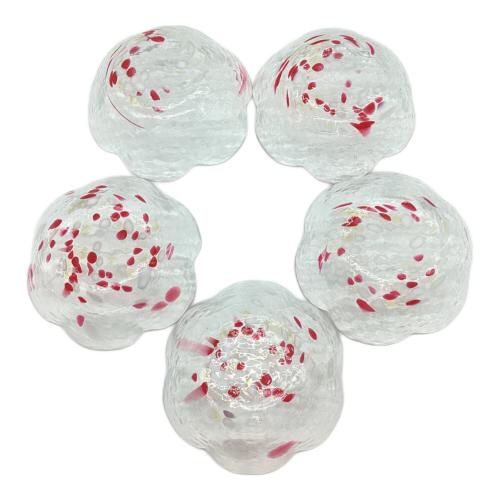 石塚硝子 (イシヅカガラス) 御皿セット 津軽びいどろ 大1・小5セット