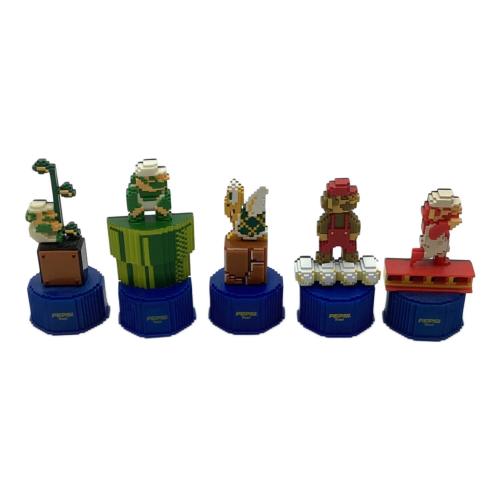 PEPSI (ペプシ) スーパーマリオブラザーズ キャラクター ドットボトルキャップ 19pセット