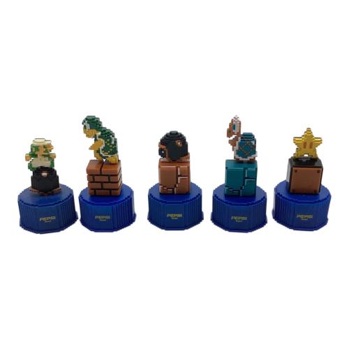 PEPSI (ペプシ) スーパーマリオブラザーズ キャラクター ドットボトルキャップ 19pセット