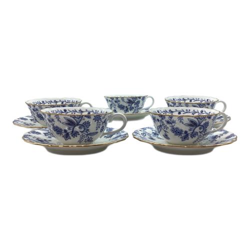 Noritake (ノリタケ) カップ&ソーサー 4562 ブルーソレンティーノ カップ＆ソーサー5客＋プレート