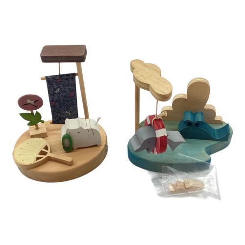 ブレーメンの音楽隊クラフト ベルメゾン 12ヶ月のちいさなオブジェたち ブレーメンの音楽隊 季節のオブジェ ベルメゾン 季節のオブジェ 12ヶ月