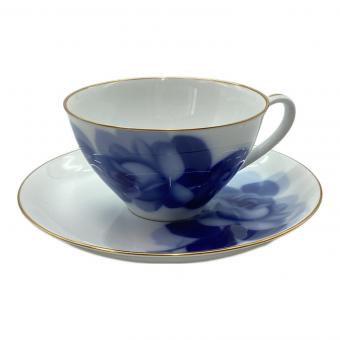 大倉陶園 (オオクラトウエン) カップ&ソーサー ブルーローズ(8211)
