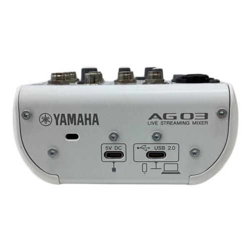 YAMAHA (ヤマハ) ライブストリーミングミキサー AG03MK2