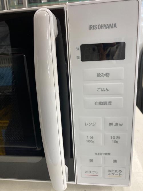 IRIS OHYAMA (アイリスオーヤマ) 電子レンジ PMG-F188-W 2024年製 50Hz／60Hz