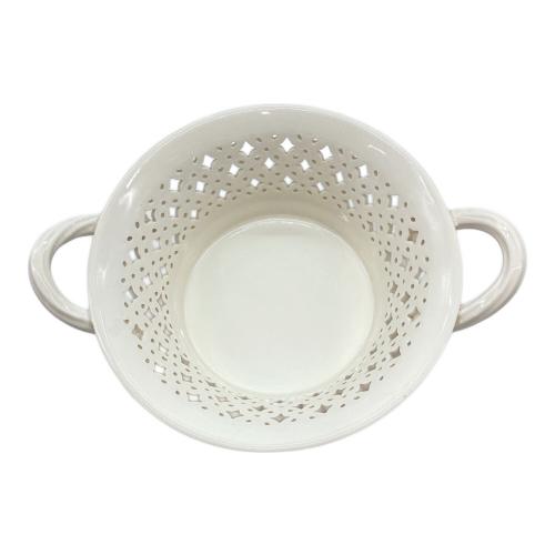 HARTLEY GREENS 陶器バスケット Creamware Basket LEEDS WARE