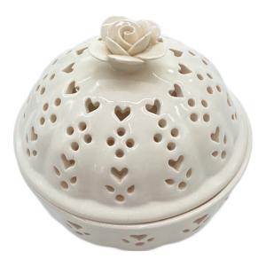 HARTLEY GREENS 蓋付陶器ポット Creamware pot LEEDS WARE