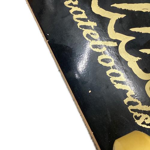 premium スケートボード ブラック×ゴールド