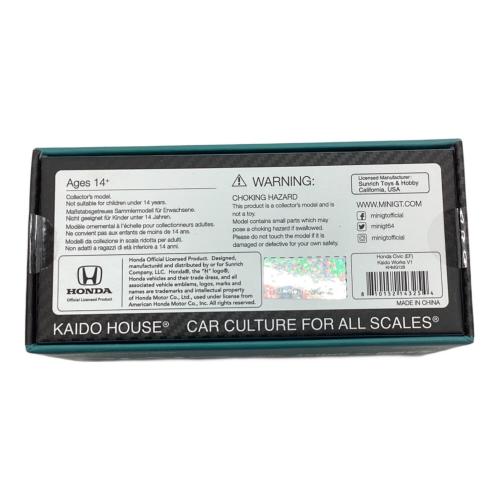 KAIDO HOUSE (カイドーハウス) ミニカー MINI GT 1/64 Honda シビック EF Kaido Works V1(左ハンドル) [KHMG126]