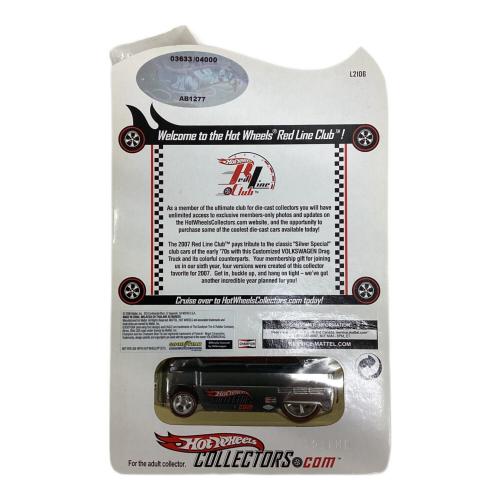 HOT WHEELS (ホットウィールズ) ミニカー COLLECTORS.COM Customized Volkswagen Drag Truck 2007 CLUB CAR