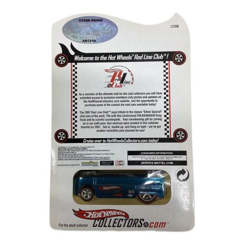 HOT WHEELS (ホットウィールズ) ミニカー COLLECTORS.COM Customized Volkswagen Drag Truck 2007 CLUB CAR