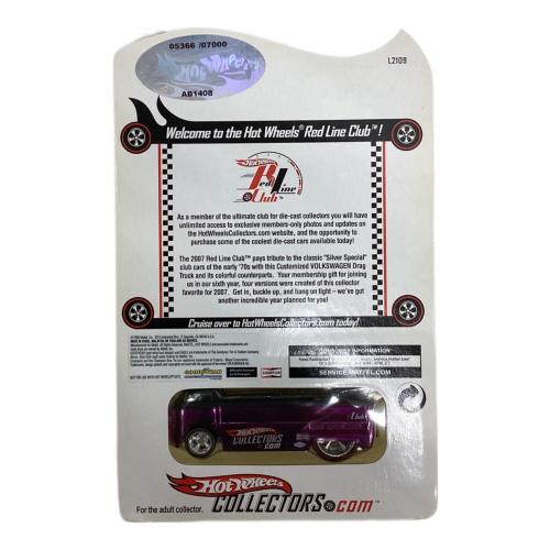 HOT WHEELS (ホットウィールズ) ミニカー COLLECTORS.COM Customized Volkswagen Drag Truck 2007 CLUB CAR
