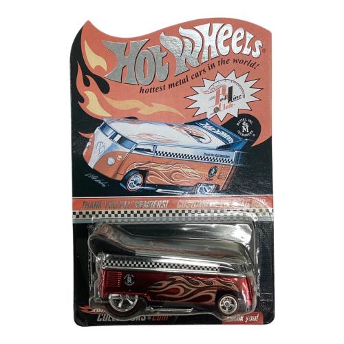 HOT WHEELS (ホットウィールズ) ミニカー HOT WHEELS COLLECTORS Customized Volkswagen Drag BUS RED LINE CLUB