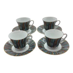 Noritake (ノリタケ) カップ&ソーサー 4Pセット