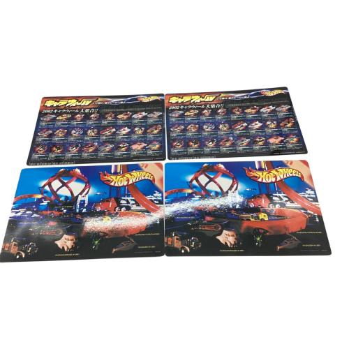 HOT WHEELS (ホットウィールズ) ミニカー 下敷き5枚セット
