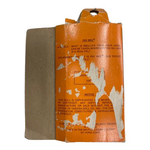 Uneeda Doll Co. ドール UNEEDA PEE WEE POCKET SIZE DOLL 60'S ヴィンテージ