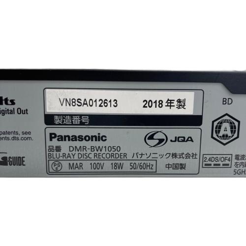 Panasonic (パナソニック) Blu-rayレコーダー DMR-BW1050 2018年製 2番組 1TB -