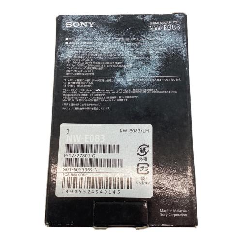SONY (ソニー) WALKMAN ブルー 4GB NW-E083 ■