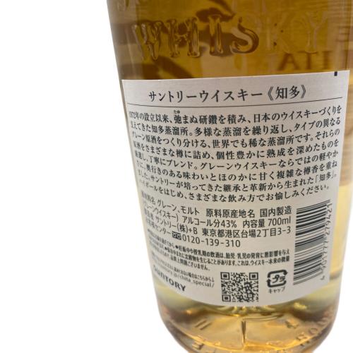 サントリー ジャパニーズウィスキー 700ml 知多 未開封