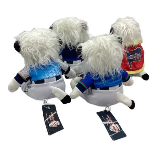 埼玉西武ライオンズ (サイタマセイブライオンズ) ヌイグルミ お座りレオ 4体セット