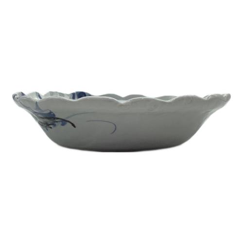 梅田純一 (ウメダジュンイチ) 陶器皿 ホワイト/花柄