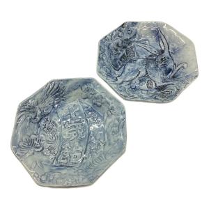 梅田純一 (ウメダジュンイチ) 小皿 2008 2Pセット